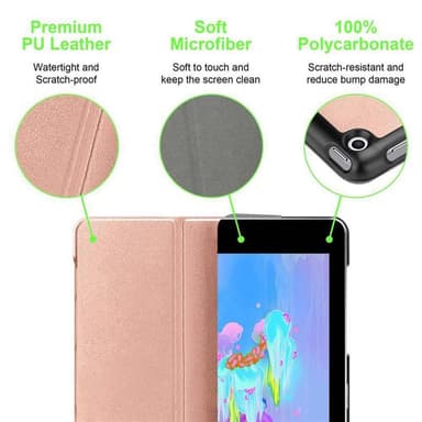 iPad PRO (9.7 tomme) deksel til nettbrett (rosa)