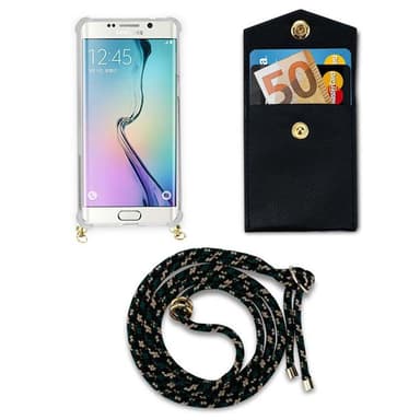 Samsung Galaxy S6 Deksel med Halskjede (brun)