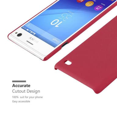 Sony Xperia C4 Hardt Deksel Cover (rød)