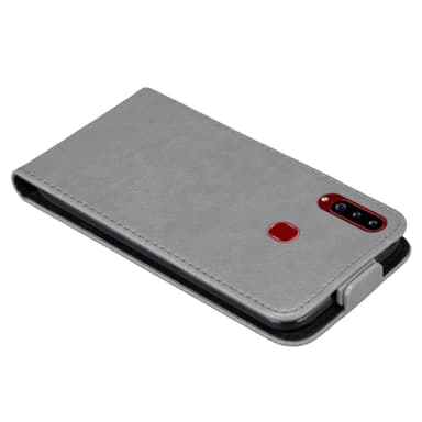 Samsung Galaxy A20s deksel flip cover (grå)