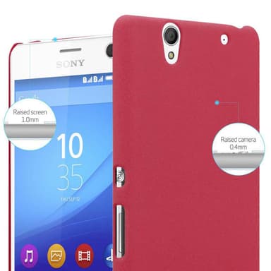 Sony Xperia C4 Hardt Deksel Cover (rød)