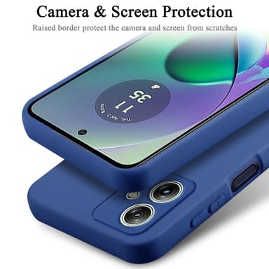 Motorola Moto G54 silikondeksel case (Blå)