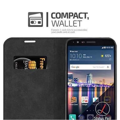 LG STYLUS 3 lommebokdeksel case (brun)