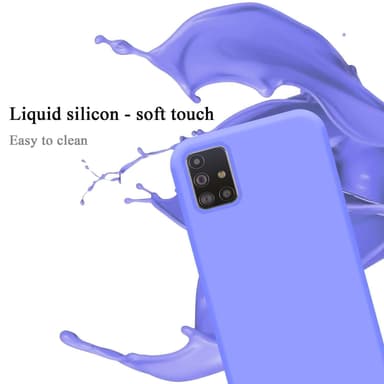Samsung Galaxy M31s silikondeksel case (Lilla)