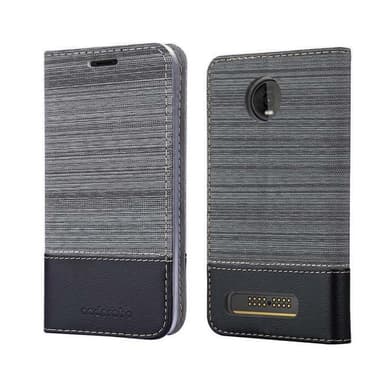 Motorola MOTO Z4 lommebokdeksel etui (grå)
