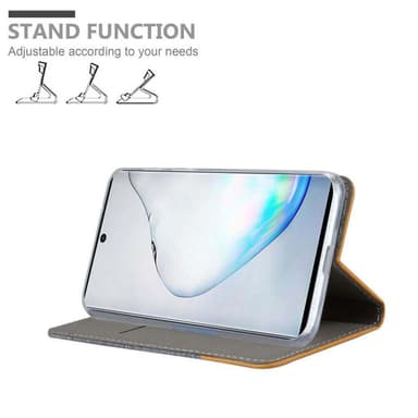 Samsung Galaxy NOTE 10 lommebokdeksel etui (grå)