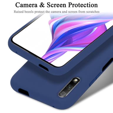 Huawei Y9S silikondeksel case (blå)