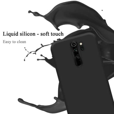 Xiaomi RedMi NOTE 8 PRO silikondeksel case (svart)