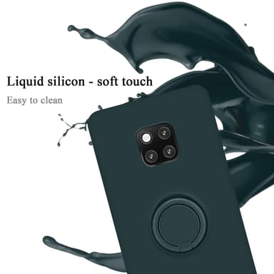 Deksel Huawei MATE 20 PRO Ring Case (grønn)