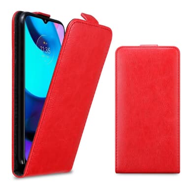 Motorola MOTO E20 / E30 / E40 deksel flip cover (rød)
