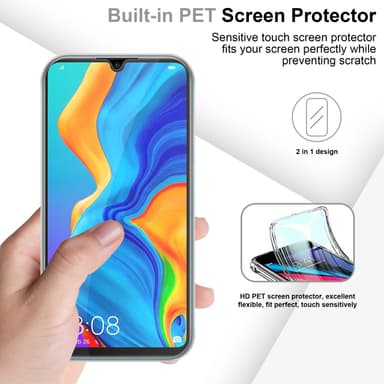 Huawei P30 LITE Deksel 360 Case Cover (gjennomsiktig)