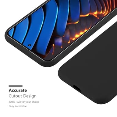 Deksel Xiaomi POCO X3 GT Silikon cover (svart)