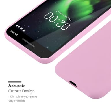 Deksel Nokia 2.1 Silikon cover (rosa)