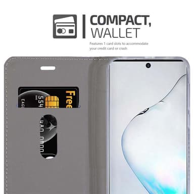 Samsung Galaxy NOTE 10 lommebokdeksel etui (grå)