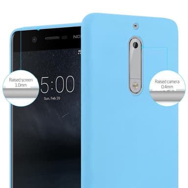 Deksel Nokia 5 2017 Silikon cover (blå)