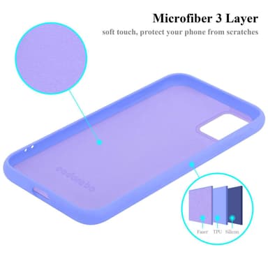 Samsung Galaxy M31s silikondeksel case (Lilla)