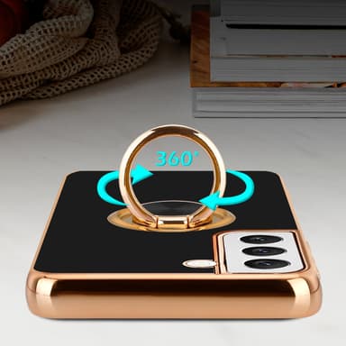 Samsung Galaxy S22 PLUS silikondeksel case (svart)