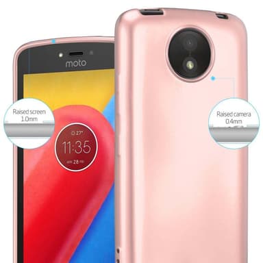 Deksel Motorola MOTO C PLUS Case Cover (rosa)