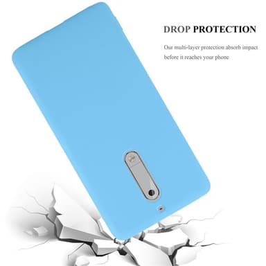 Deksel Nokia 5 2017 Silikon cover (blå)