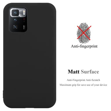 Deksel Xiaomi POCO X3 GT Silikon cover (svart)