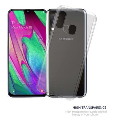 Samsung Galaxy A40 deksel ultra slim (gjennomsiktig)