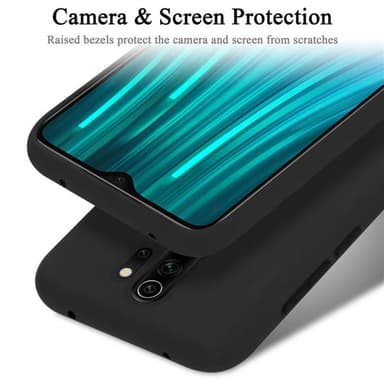 Xiaomi RedMi NOTE 8 PRO silikondeksel case (svart)