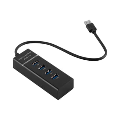4-Port USB 3.0 USB-hub med flere grensesnitt Plug &