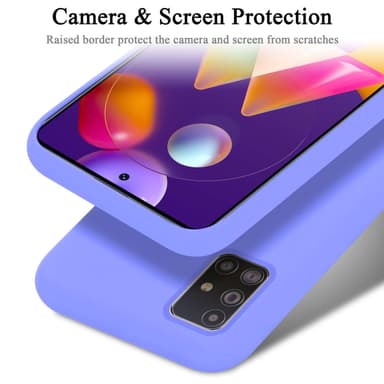 Samsung Galaxy M31s silikondeksel case (Lilla)