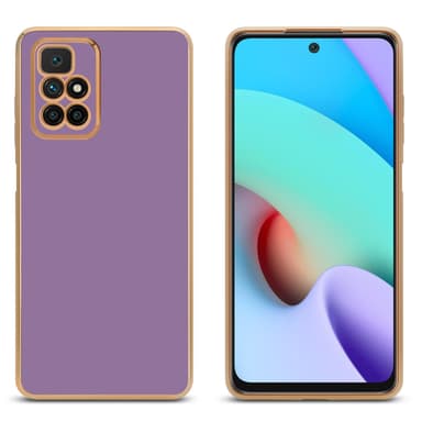 Xiaomi RedMi 10 silikondeksel case (lilla)