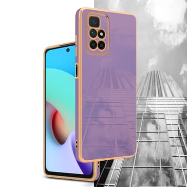 Xiaomi RedMi 10 silikondeksel case (lilla)