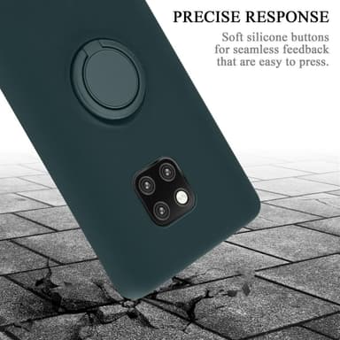 Deksel Huawei MATE 20 PRO Ring Case (grønn)