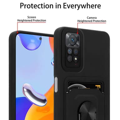Xiaomi RedMi NOTE 11 PRO 4G / 5G Deksel case (Svart)