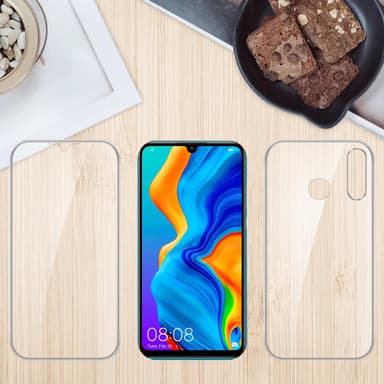 Huawei P30 LITE Deksel 360 Case Cover (gjennomsiktig)