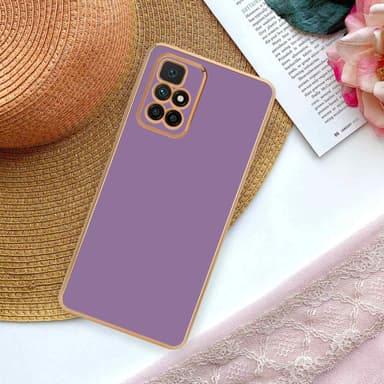 Xiaomi RedMi 10 silikondeksel case (lilla)