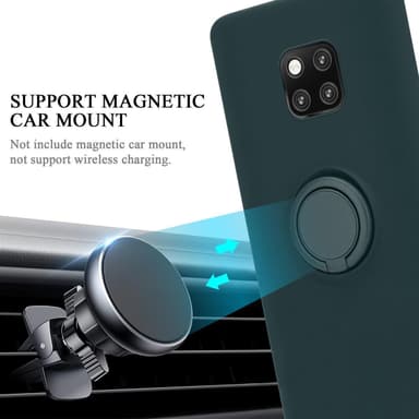 Deksel Huawei MATE 20 PRO Ring Case (grønn)