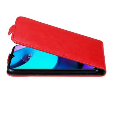 Motorola MOTO E20 / E30 / E40 deksel flip cover (rød)