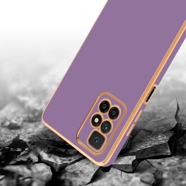 Xiaomi RedMi 10 silikondeksel case (lilla)