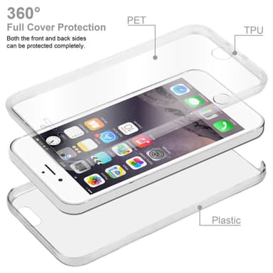 iPhone 6 PLUS / 6S PLUS Deksel 360 Case Cover