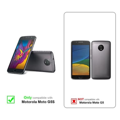 Deksel Motorola MOTO G5S Silikon cover (blå)