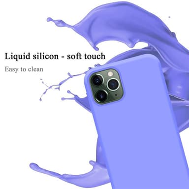 iPhone 11 PRO MAX silikondeksel case (lilla)