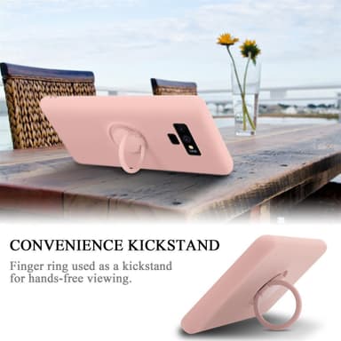 Deksel Samsung Galaxy NOTE 9 Ring Case (rosa)