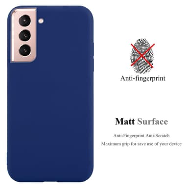 Deksel Samsung Galaxy S21 PLUS Silikon cover (blå)