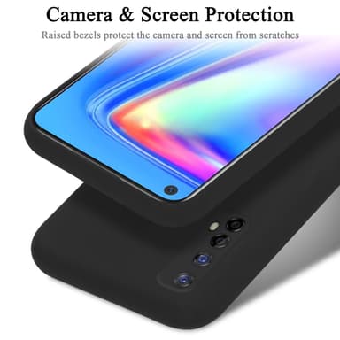 Realme 7 5G silikondeksel case (svart)