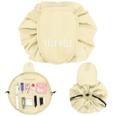 Kosmetikkveske Sminkeveske Toalettveske Make Up (beige)