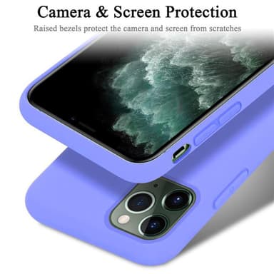 iPhone 11 PRO MAX silikondeksel case (lilla)