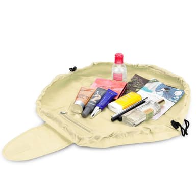 Kosmetikkveske Sminkeveske Toalettveske Make Up (beige)