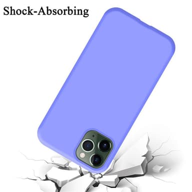 iPhone 11 PRO MAX silikondeksel case (lilla)
