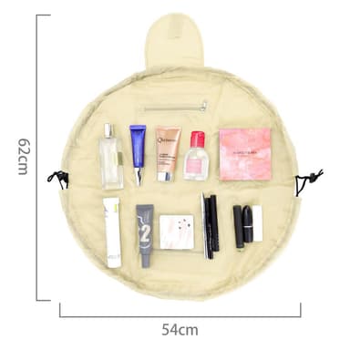 Kosmetikkveske Sminkeveske Toalettveske Make Up (beige)