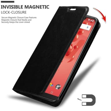 WIKO VIEW 2 PLUS lommebokdeksel case (svart)