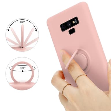 Deksel Samsung Galaxy NOTE 9 Ring Case (rosa)